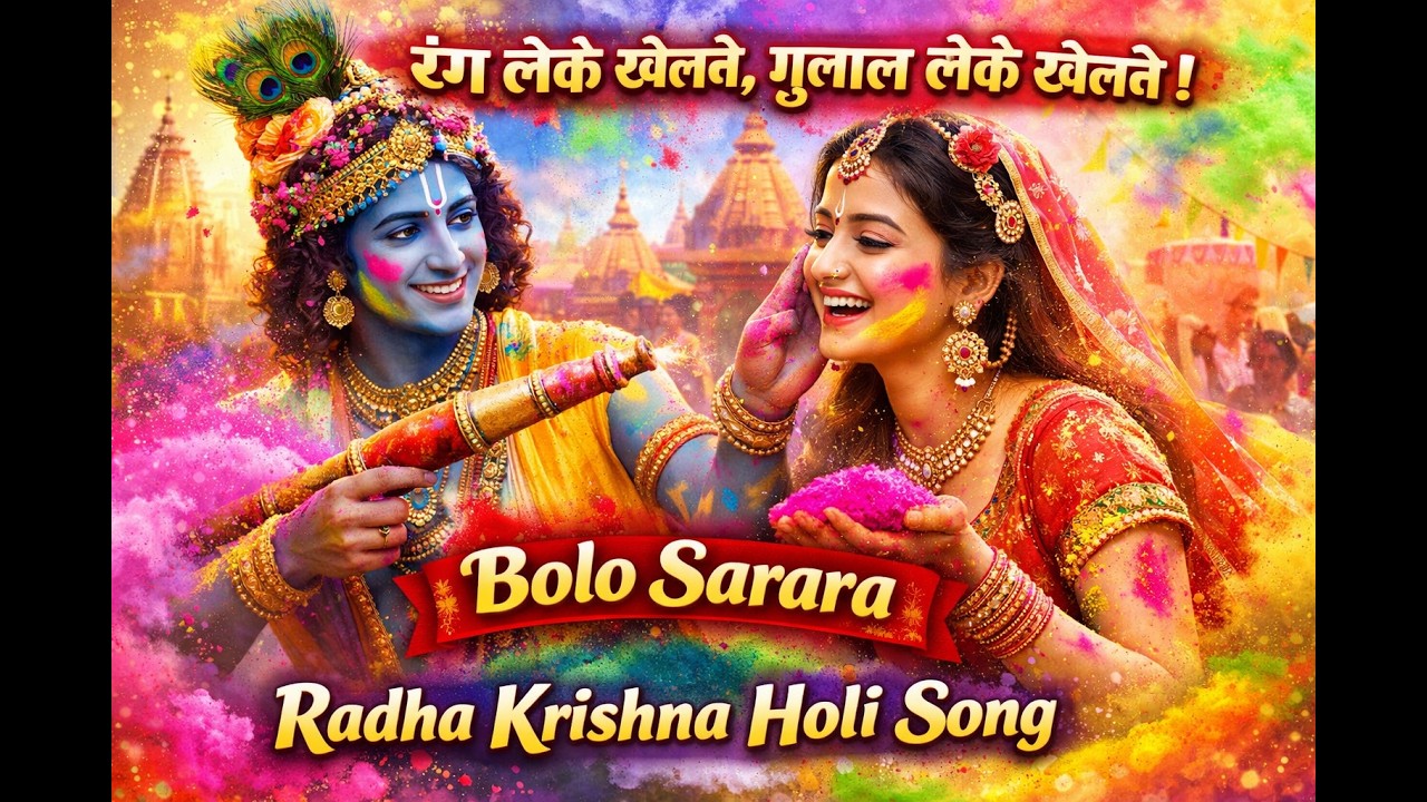 रंग लेके खेलते, गुलाल लेके खेलते | राधा संग होली नंदलाल खेलते | Radha Krishna Holi Song 2026 #holi