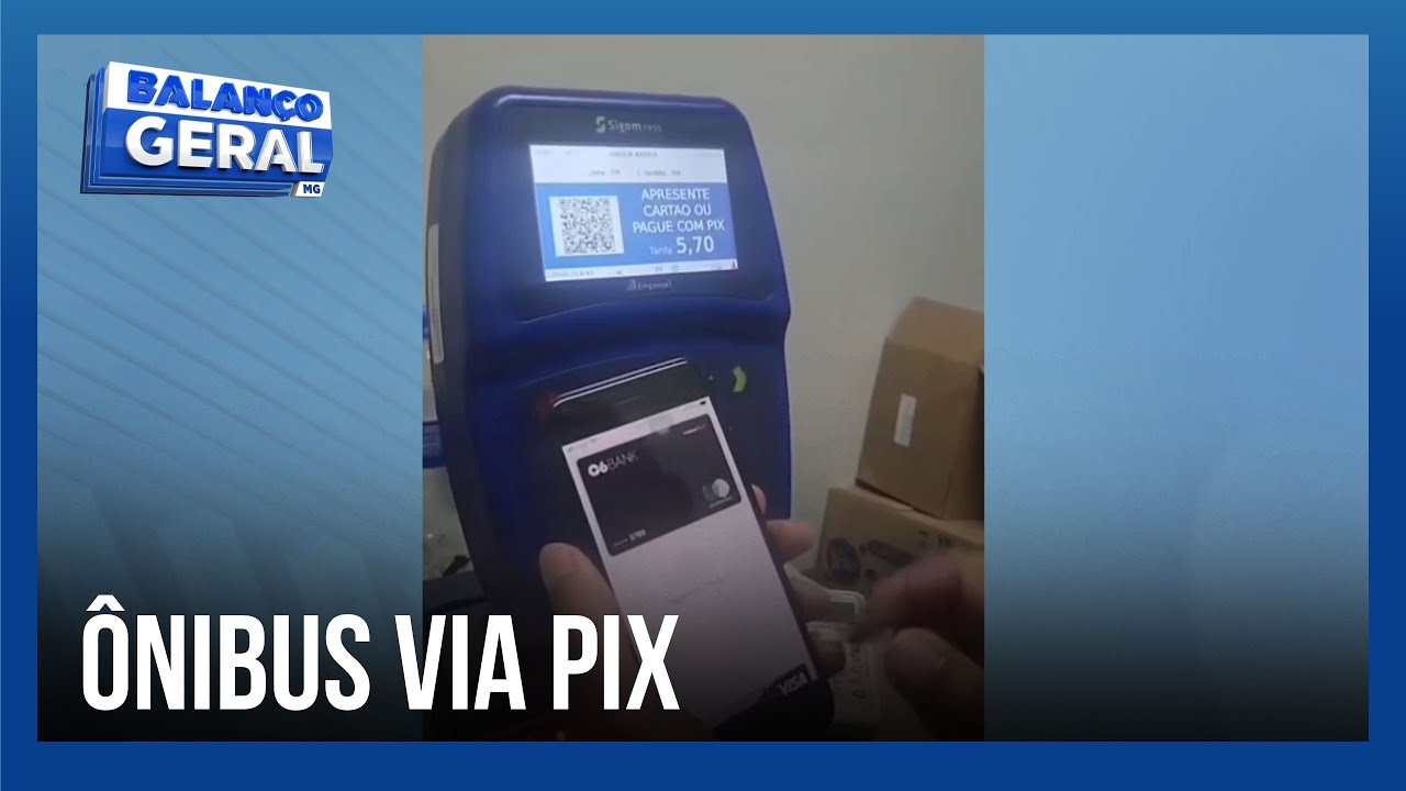 &Ocirc;nibus via Pix: Uberl&acirc;ndia come&ccedil;a testes para pagamento da tarifa na segunda