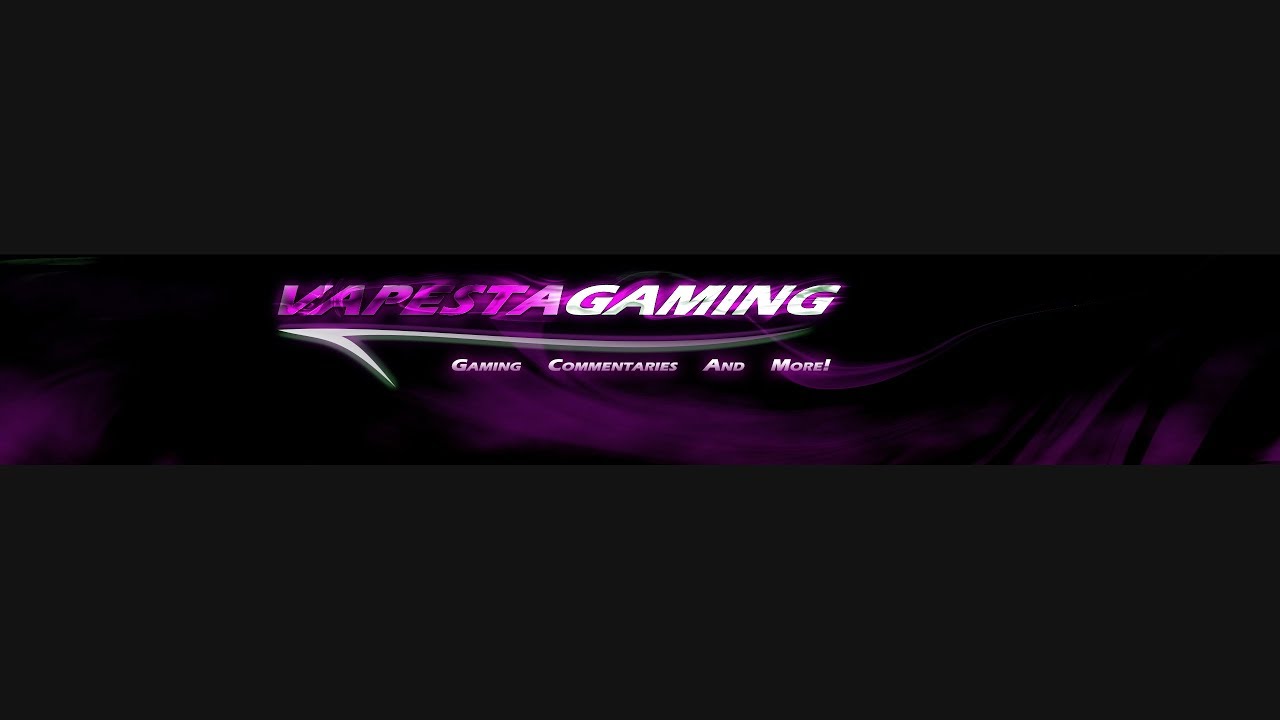 Making Vapesta Gaming a Yotube Banner | Photoshop Speed Art