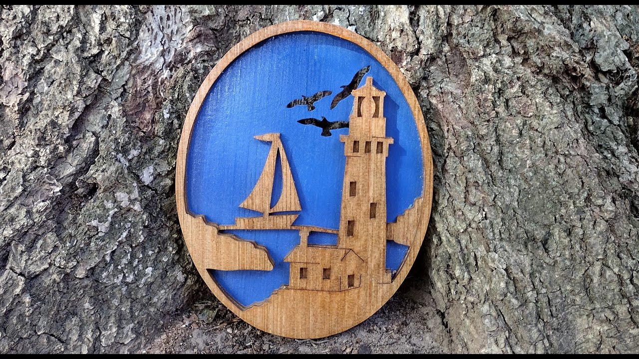 Lighthouse Portrait, Scroll Saw Project