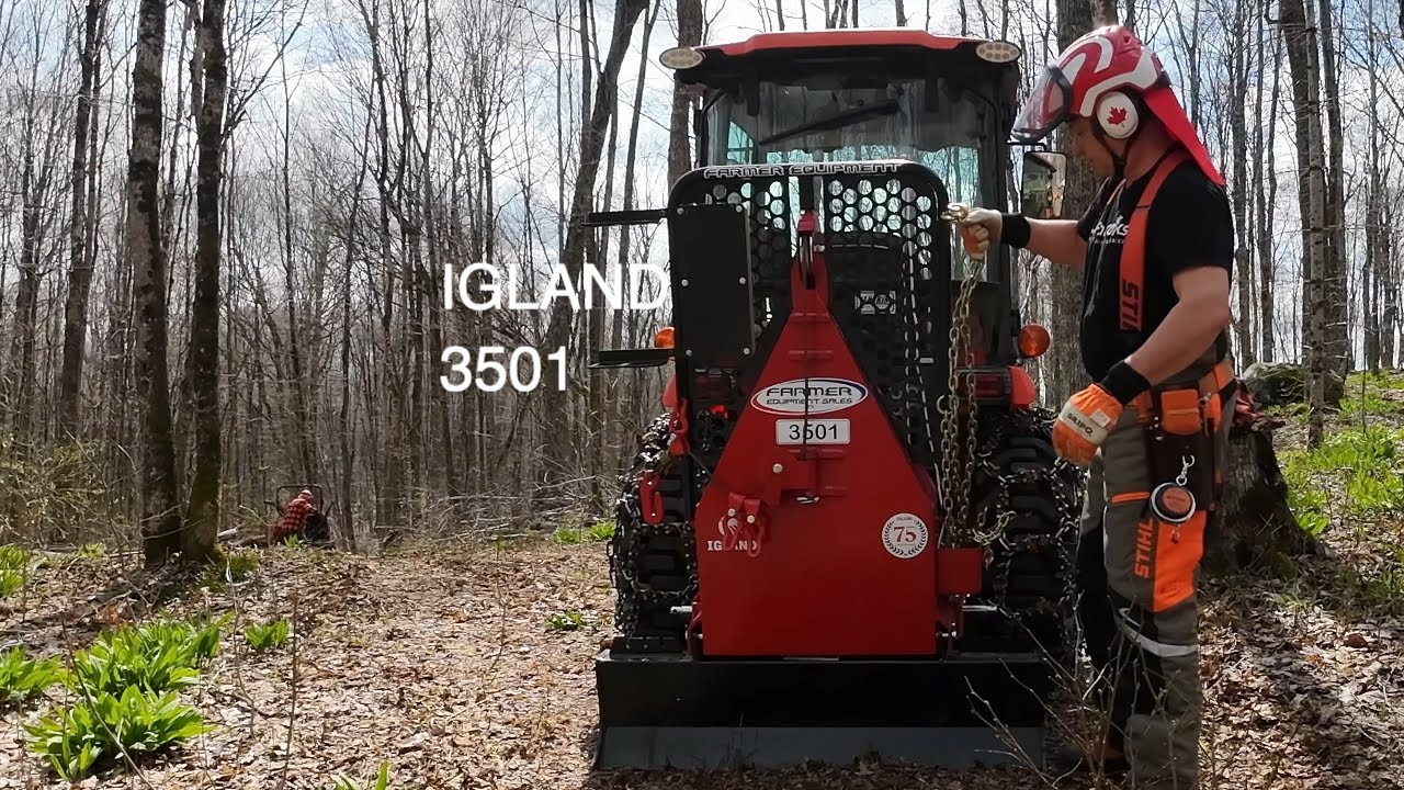 Лебедка для лесозаготовок IGLAND 3501 674. Трактор Kubota LX2610. Target Range, часть 3. 4K