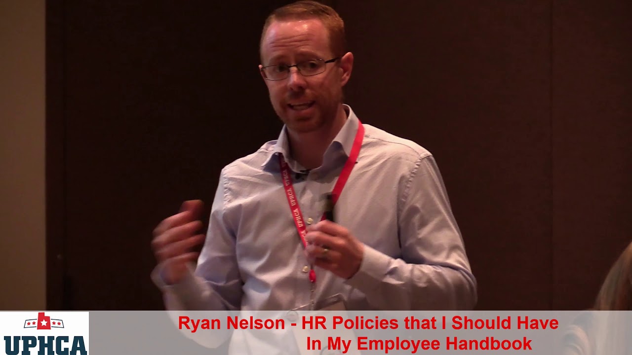 19/3/28 R Nelson - HR Policies that I Should Have in My Employee Handbook