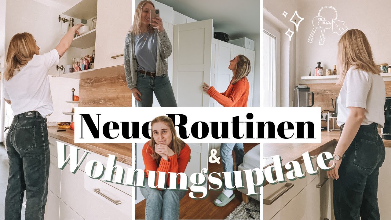 Wie ich unsere neue Wohnung einrichte und wohnlicher mache| Neue ROUTINEN finden & Wohnungsupdate