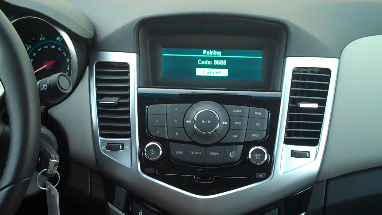 bluetooth setup for 2011-2012 Chevy Cruze