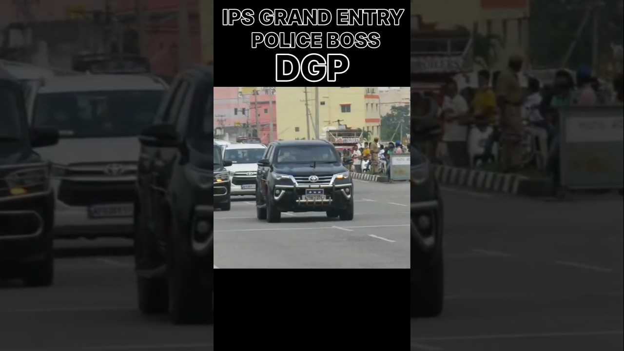 Director General of Police High Security Convoy #ias #ips #upsc #motivation #success