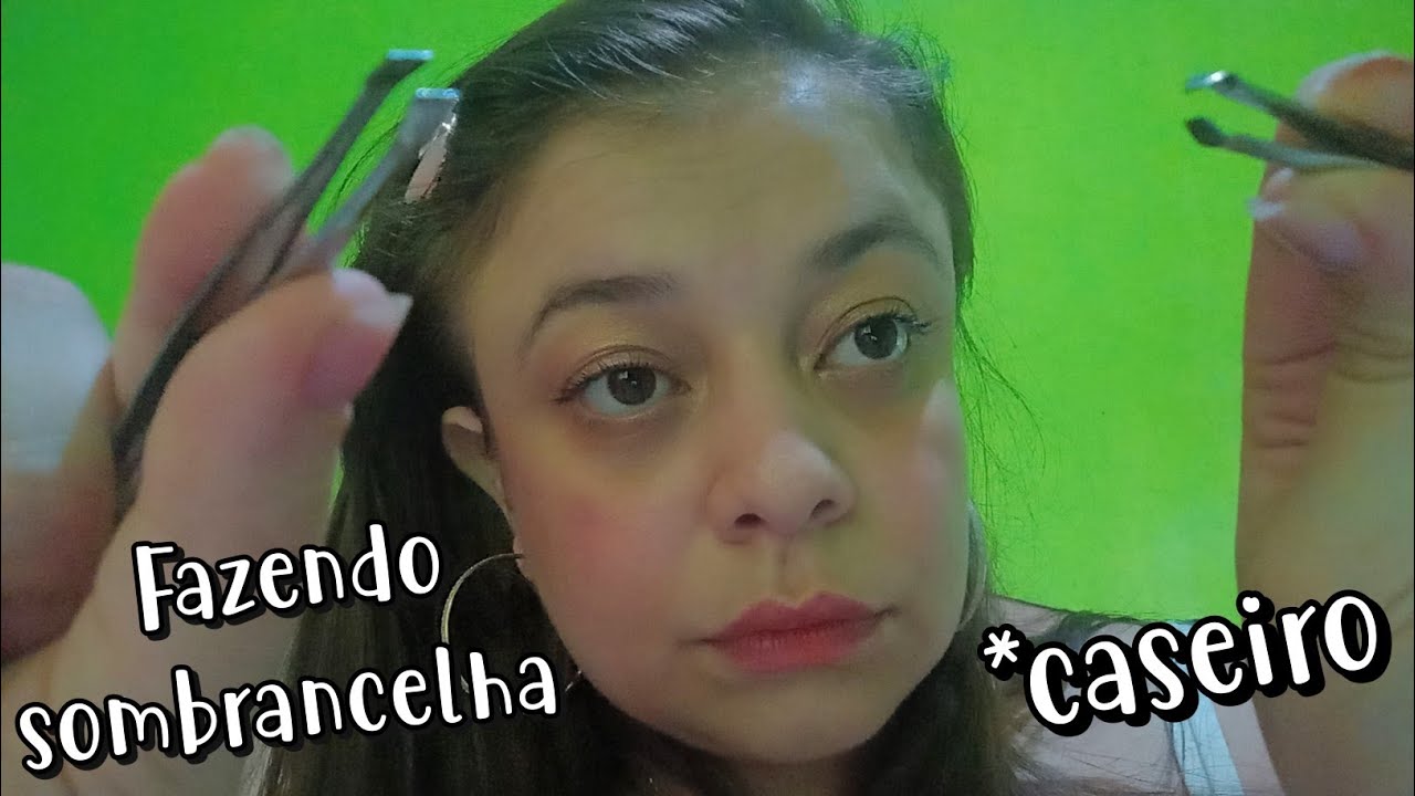 ASMR CASEIRO FAZENDO SUA SOMBRANCELHA 🧴✂️