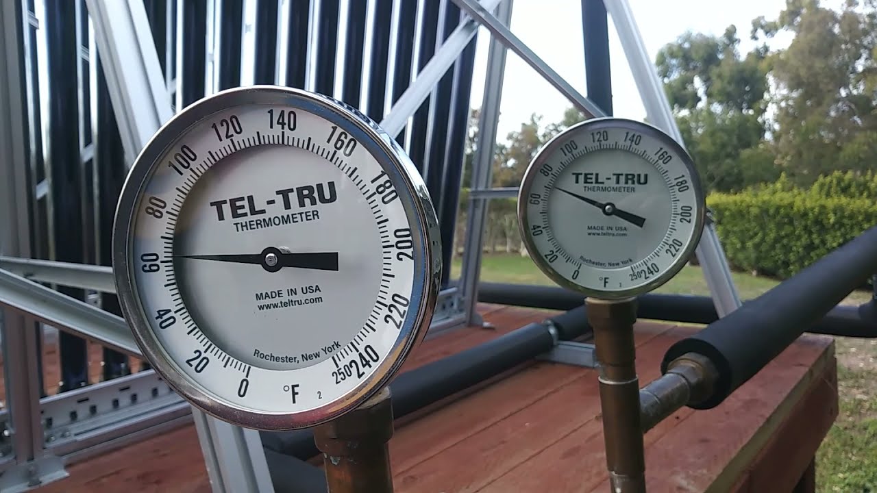 Evacuated Heat Tube Solar Pool Heater Install