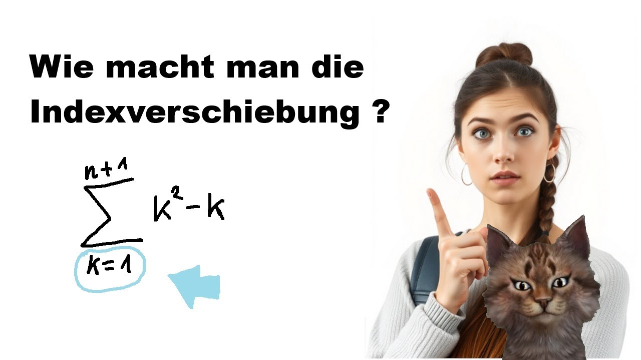 Wie macht man die Indexverschiebung beim Summenzeichen an Beispiel erkl&auml;rt