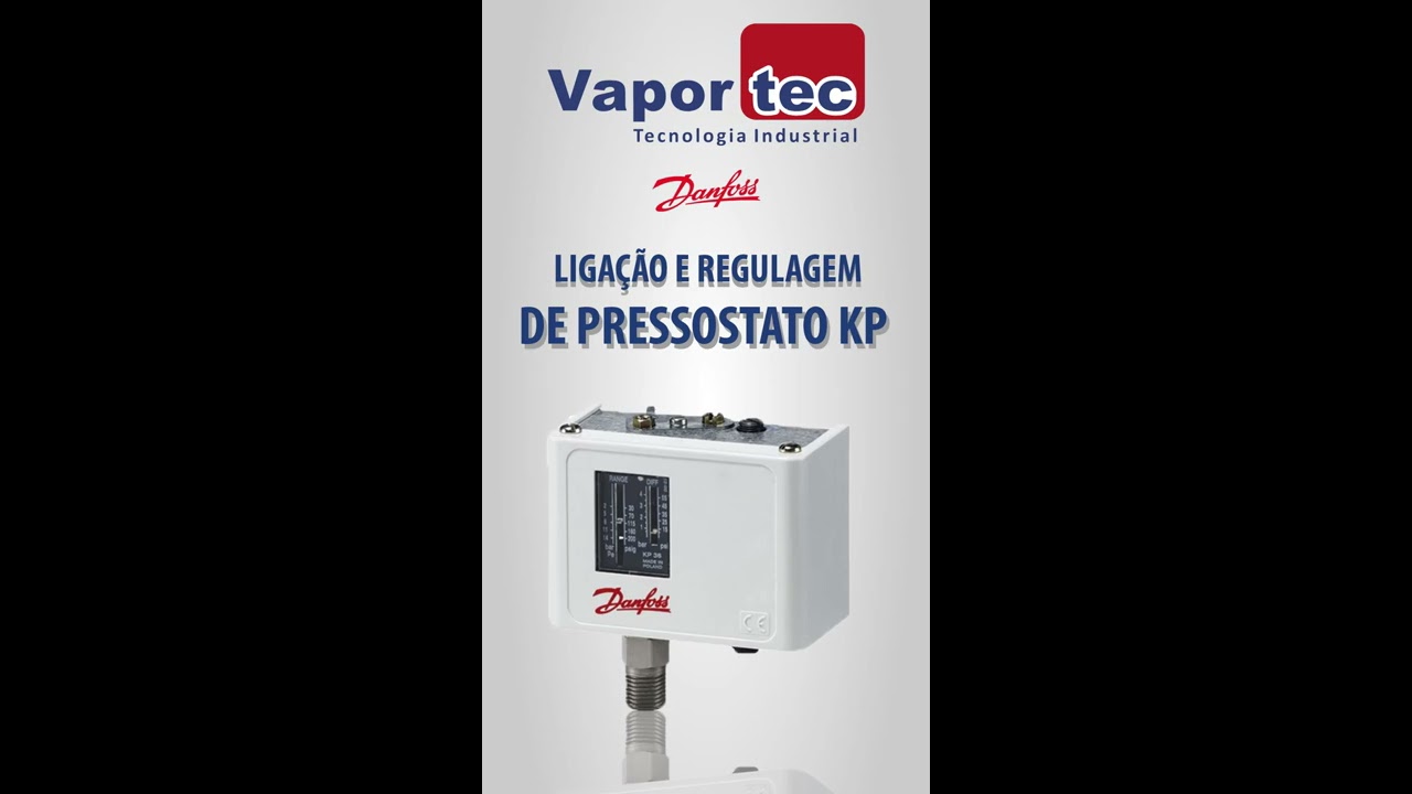 Ligação e Regulagem de Pressostato KP Danfoss