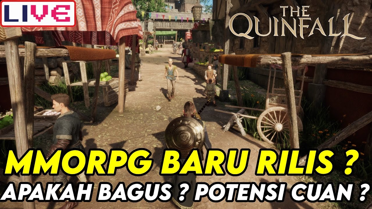 SANDBOX MMORPG YANG BARUS RILIS ? APAKAH BAGUS & POTENSI CUANYA OK ? - THE QUINFALL