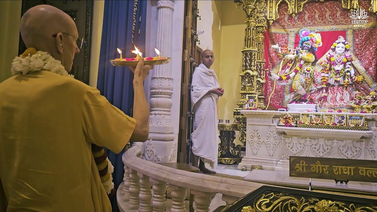 His Holiness Guru Prasad Swami Maharaj visits ISKCON Bhopal | Full video