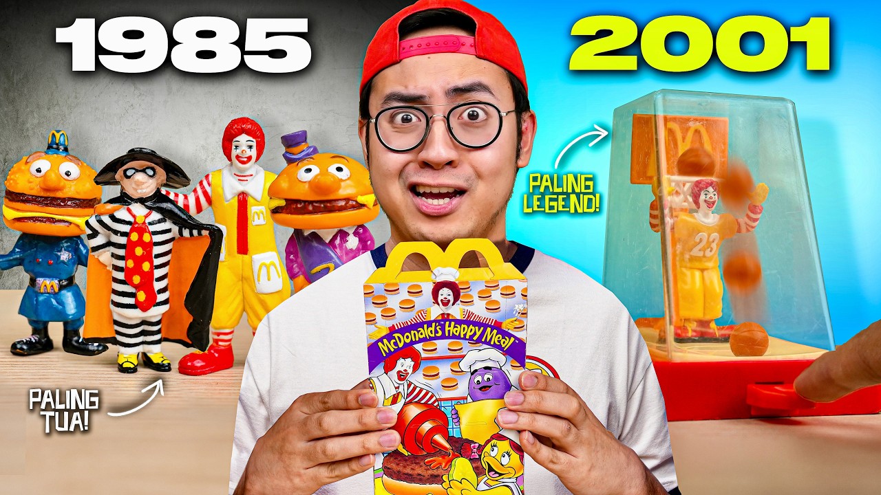 UNBOXING HAPPY MEAL ORIGINAL TERTUA DARI TAHUN 80-AN! 🥹