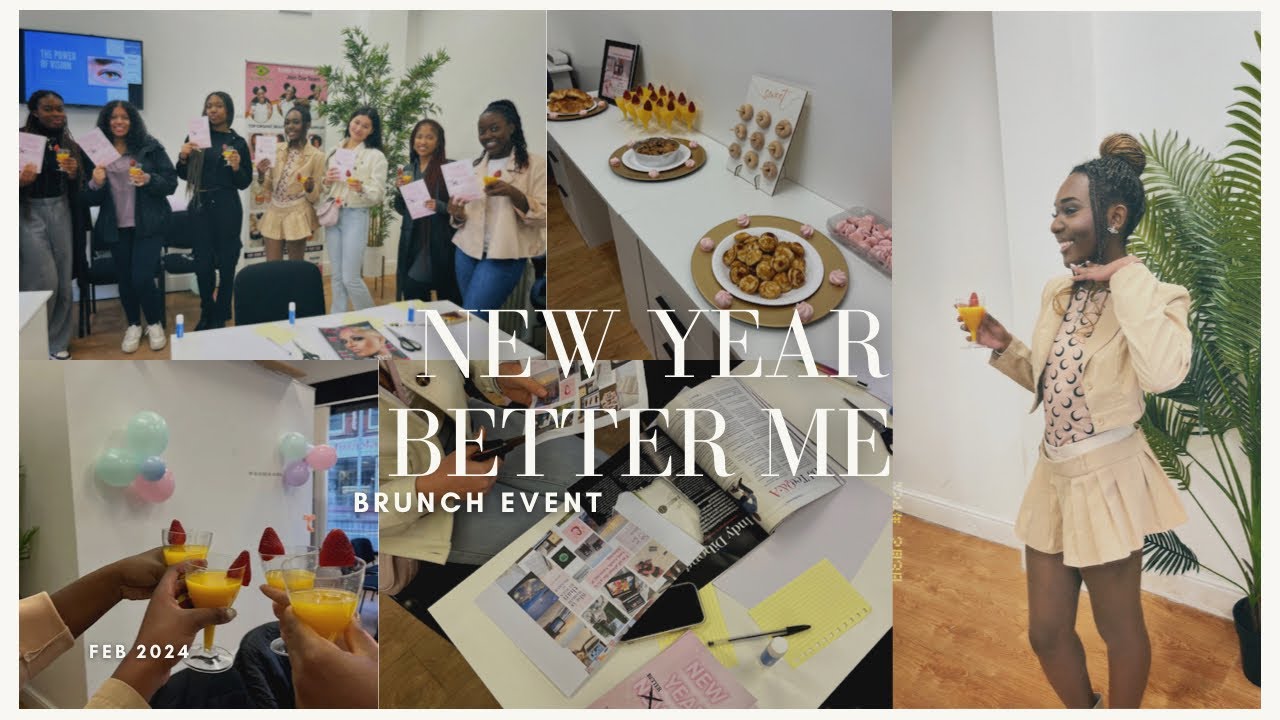 HOSTING MY FIRST PERSONAL DEVELOPMENT EVENT AS A 17YRO ENTREPRENEUR | New Year Better Me Brunch 🎀