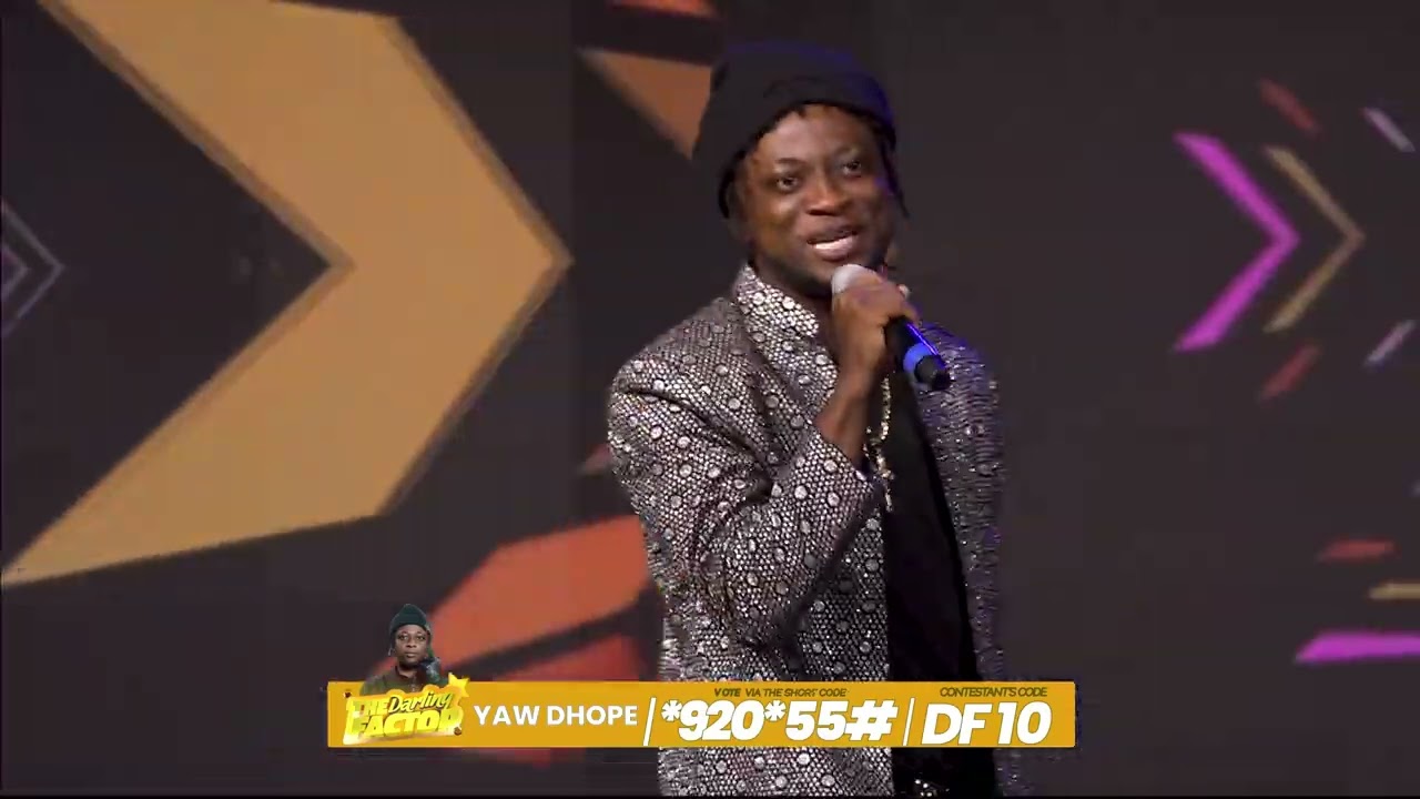 THE DARLING FACTOR - Week2:  Yaw Dhope performed a rap freestyle - Adom TV (16-07-23)