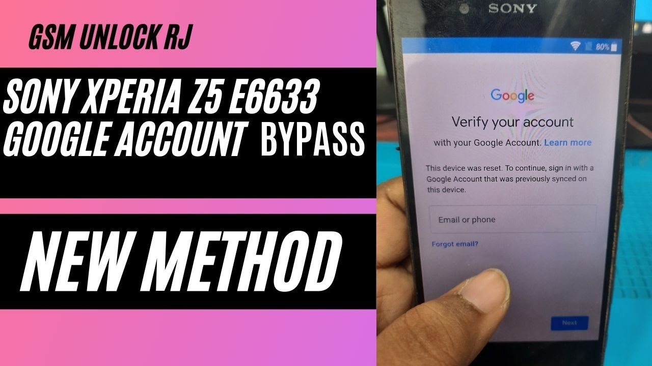 Sony xperia Z5 E6633 google account bypass FRP 100% working sony all model frp #bypass # same method