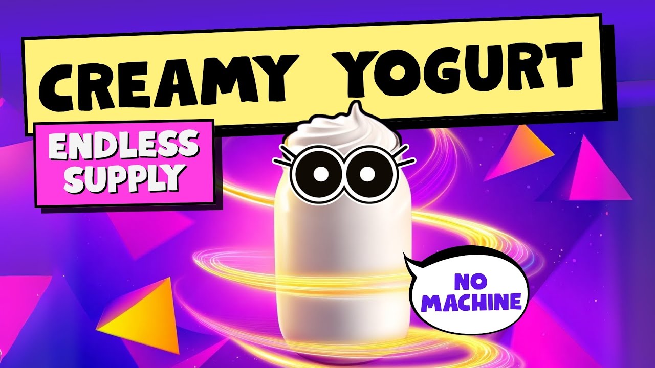 Make Thick Creamy Yogurt at Home (NO Gear, NO Hassle)