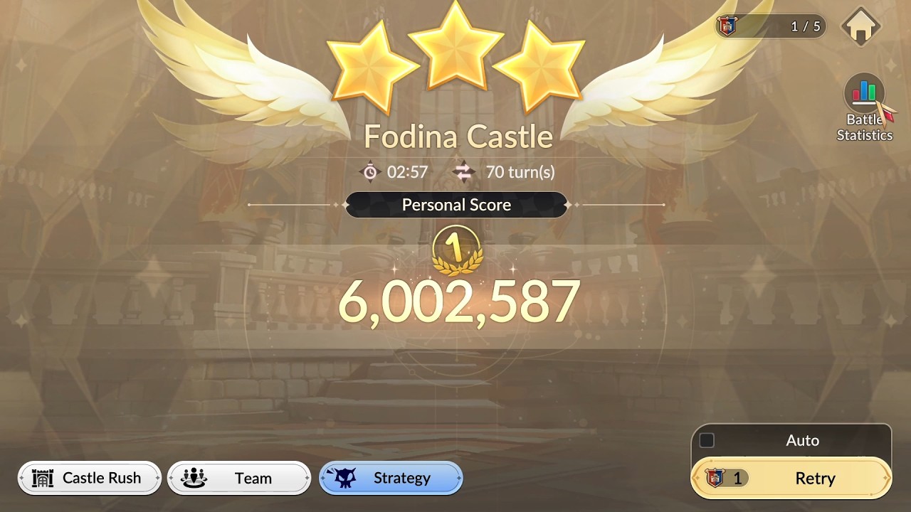 GuanYu Trials Fodina Castle Eileene (Castle Rush) 6M - Seven Knights Re:BIRTH