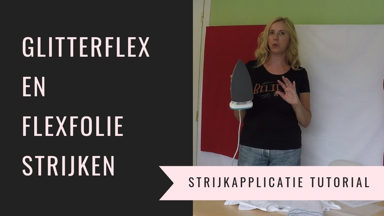 Glitterflex en Flexfolie strijken