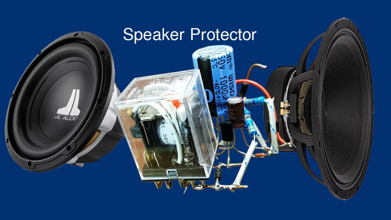 How to make Relay 24V Speaker Protector Circuit