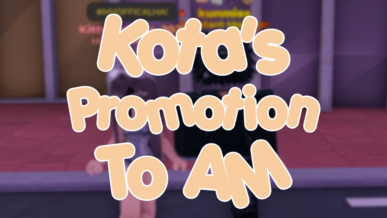 My promotion to Assistant Manager at Kohau. (TYSM LENNON!)