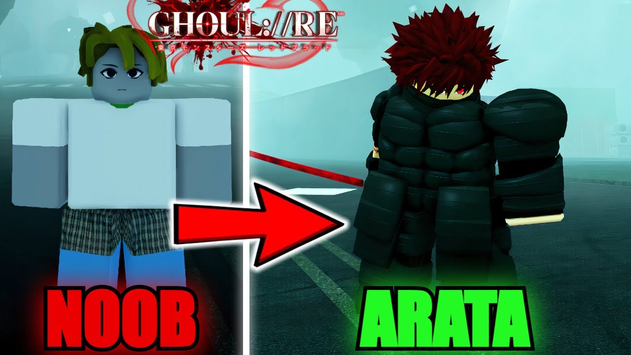 Переход от нуба к арате в GHOUL://RE... (Roblox)