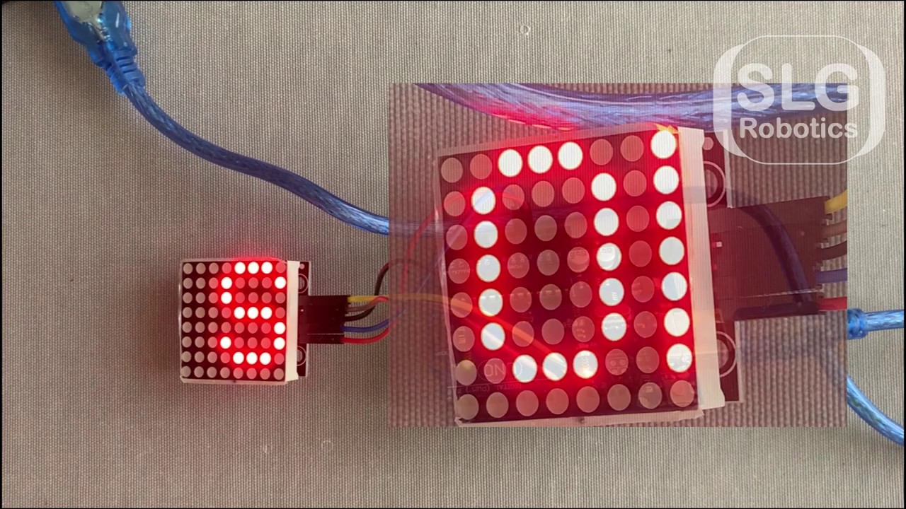 Matrice LED 8x8 avec contrôleur MAX7219
