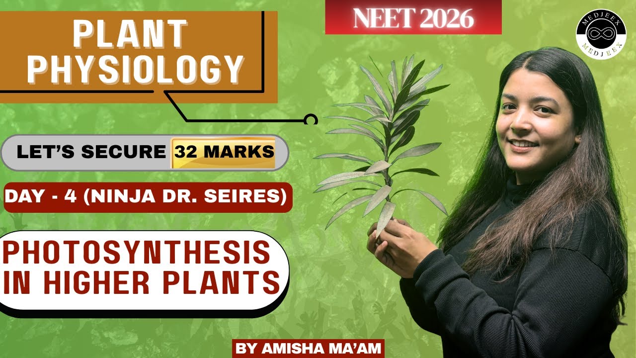 DAY - 4 | Photosynthesis in Higher Plants 🌿 | Plant Physiology | Class 11 Biology | NEET 2026