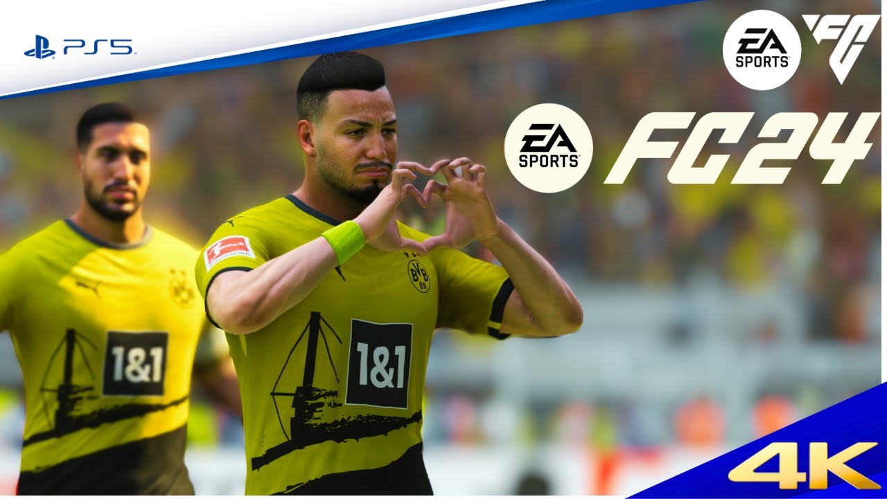 FC24 - Borussia Dortmund VS FC Bayern | Bundesliga |  PS5™ [4K HDR] |4K 60FPS HDR]