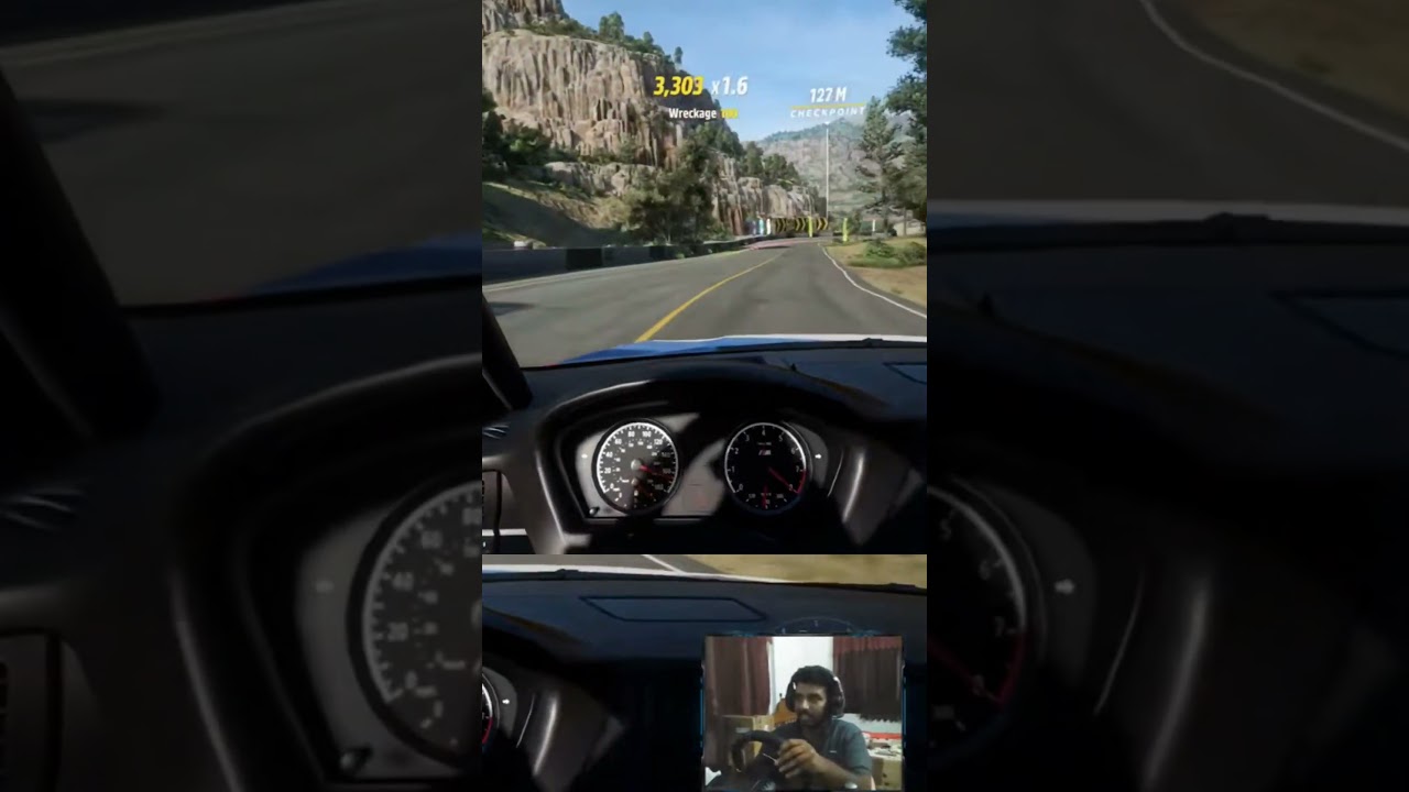 FH5 corner fail😂 #forzahorizon5 #racing #logitechg29 #forzalive #racinggame #fh5 #wheelgameplay #fh