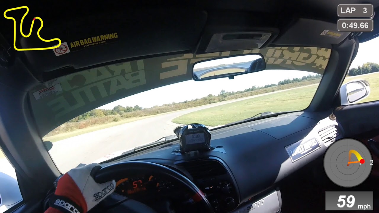 S2000 Gingerman 1:41.5 (data overlay) - Personal Best of 2017