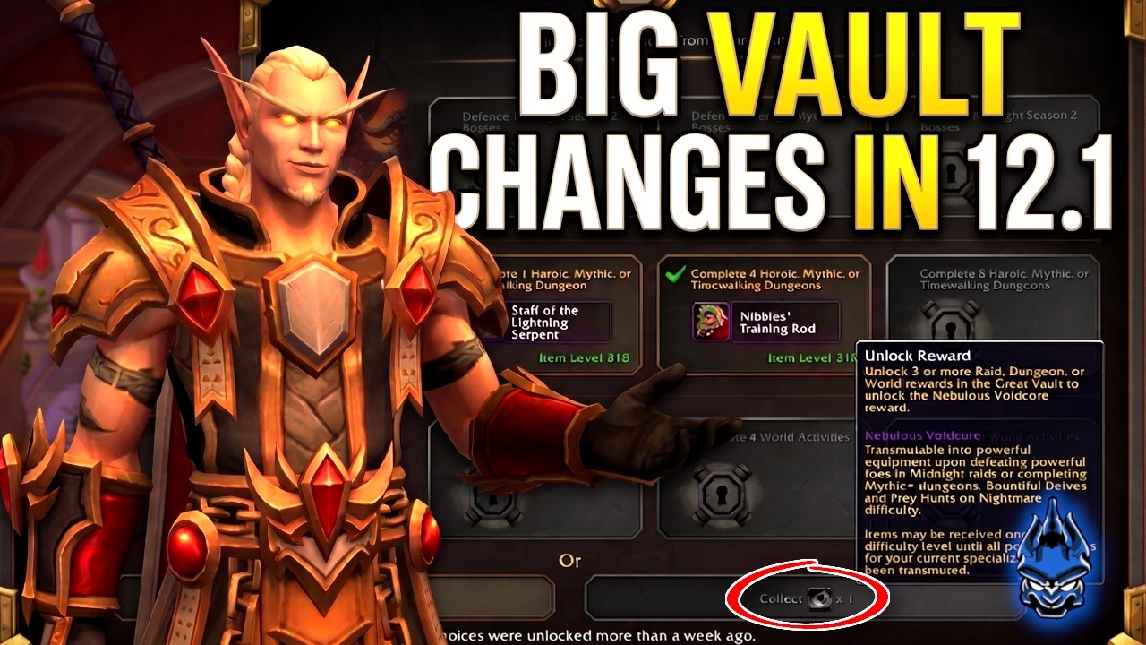 Blizzard Adds NEW Bad Luck Protection For Vaults In 12.1 & MORE World of Warcraft NEWS