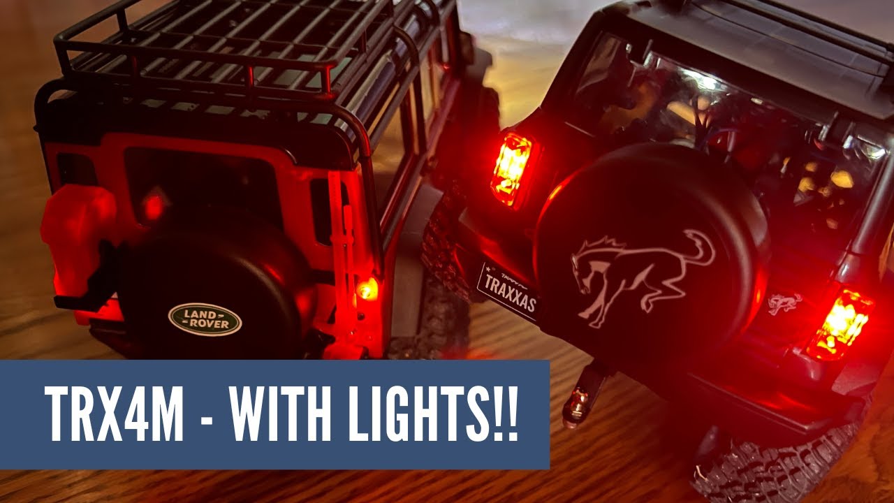 Traxxas TRX4M Bronco / Defender - Light Kit Install & Drive