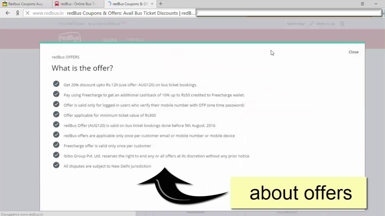 Redbus Coupons