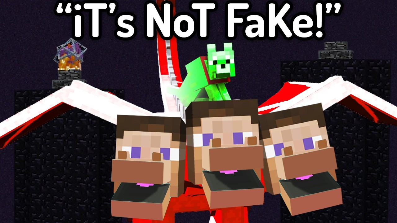 The FUNNIEST FAKE Minecraft Speedruns EVER...