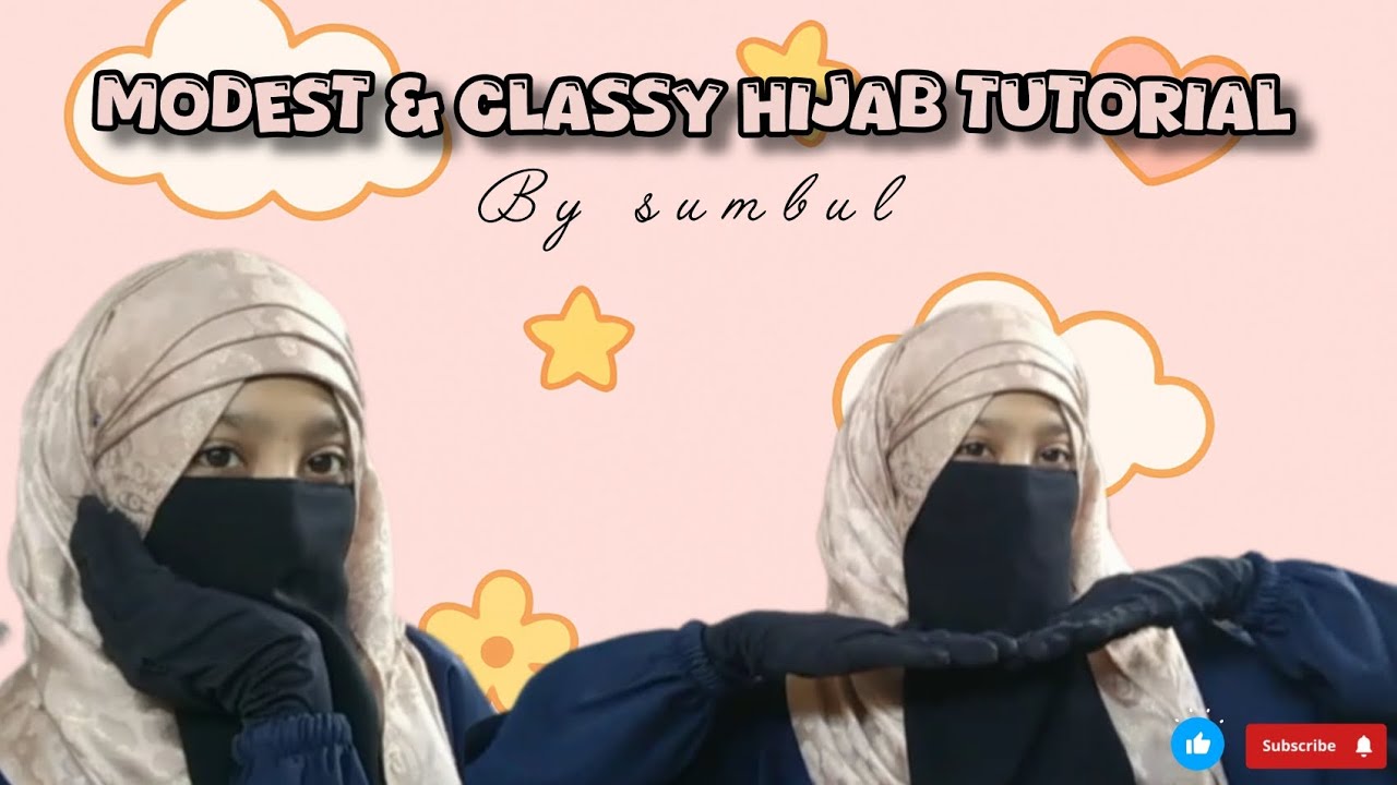 Modest & classy hijab tutorial | hijab tutorial | by sumbul 