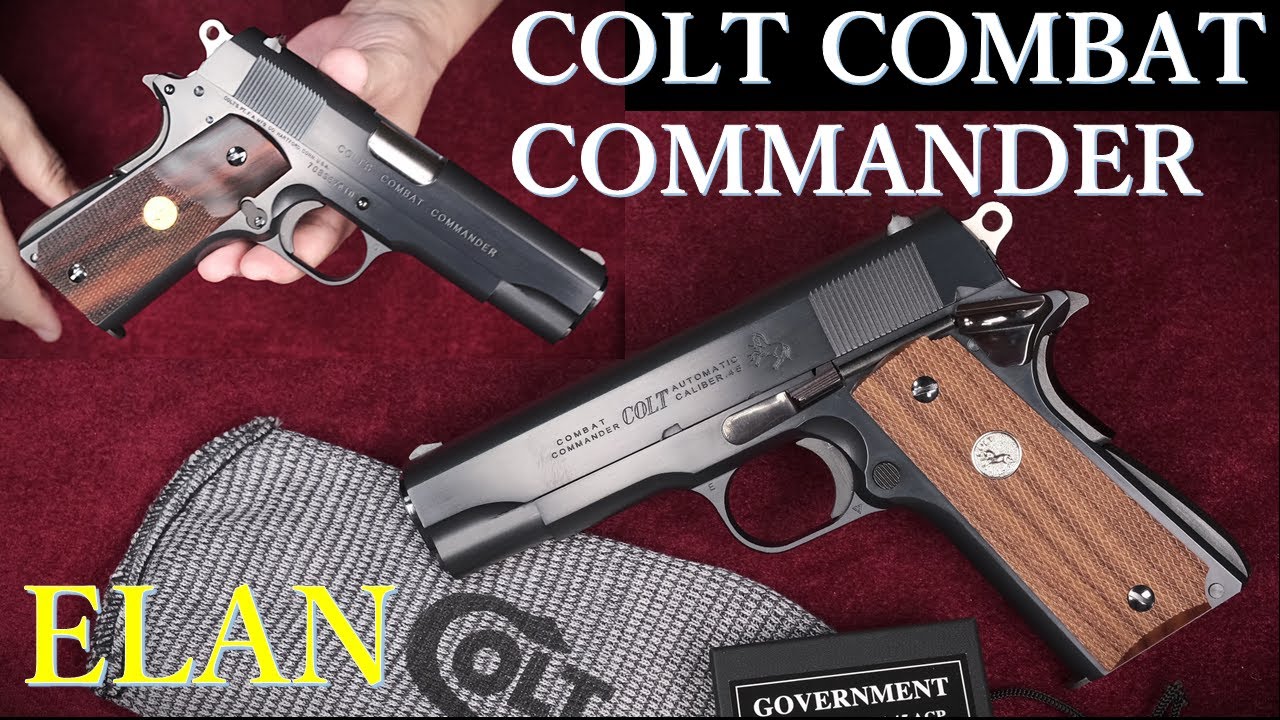 COLT COMMANDER ダミーカート仕様モデルガン / ELAN：グリップ交換,重量・トリガープル測定～装填排莢など