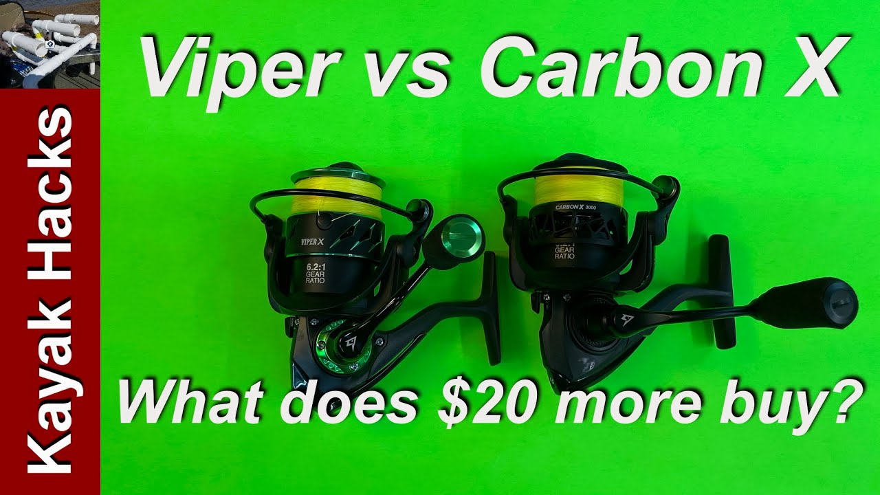 Piscifun Carbon X vs Piscifun Viper X - Episode 3 of 5 on the Piscifun line of Spinning Reels