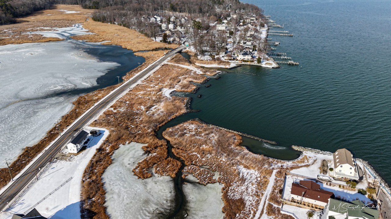 ICY Chesapeake Waterfront with Air3s and Avata 2