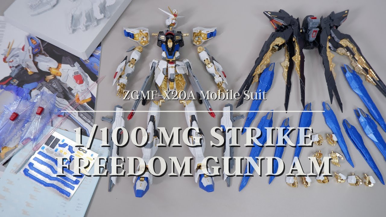 DABAN 8802 MG 1/100​ Strike Freedom Ver.MB ASMR Unboxing and Stop Motion Build