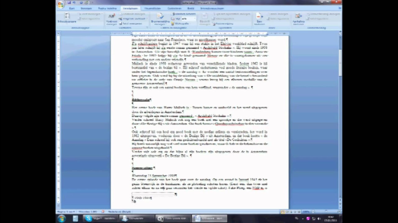 Word 2007 voetnoten