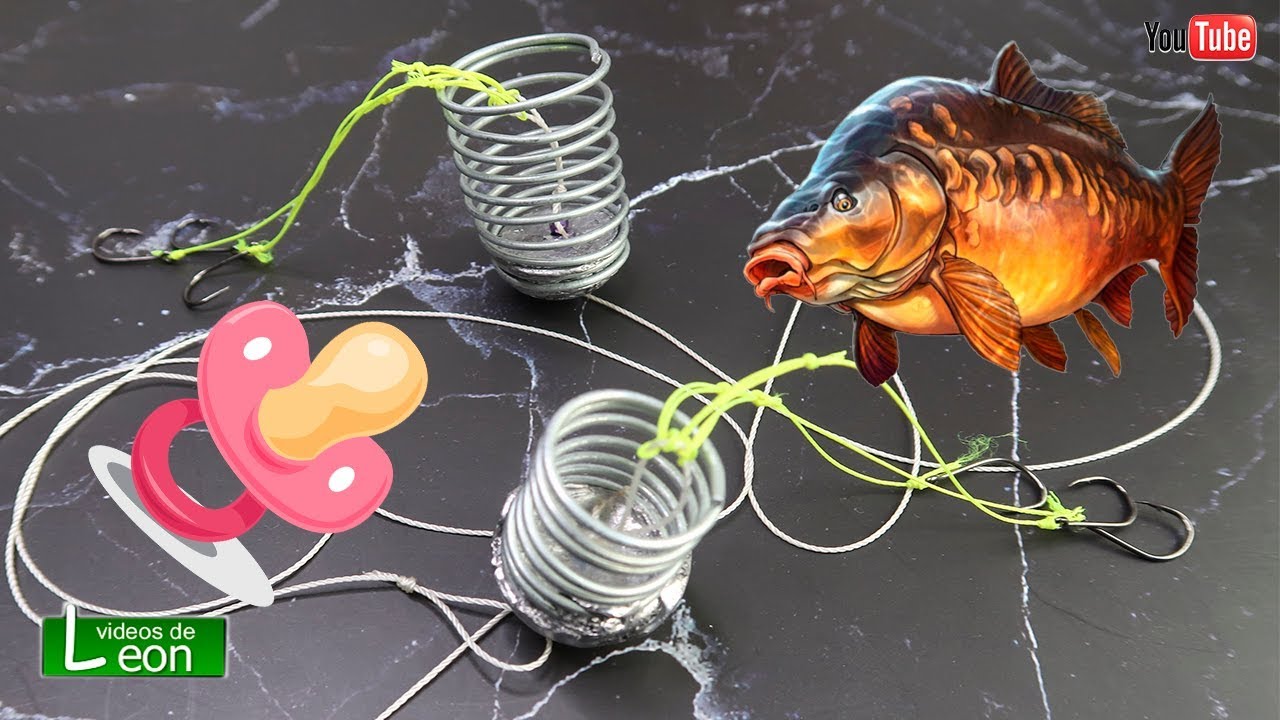 CHUPETE para las CARPAS 🐟 Aparejo para pescar Carpas 100% EFECTIVO