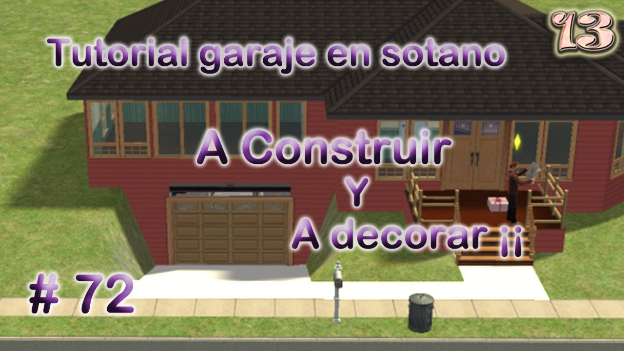 A construir y decorar ¡¡ EP72:Tutorial Los sims 2 garaje en sotano
