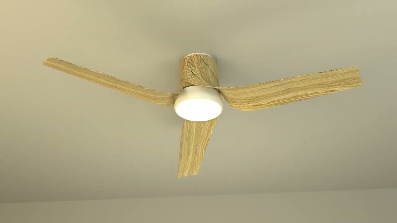 Ventilador de techo Ushuaia LED DC de Mantra. Ventilador con aspas para espacios amplios.