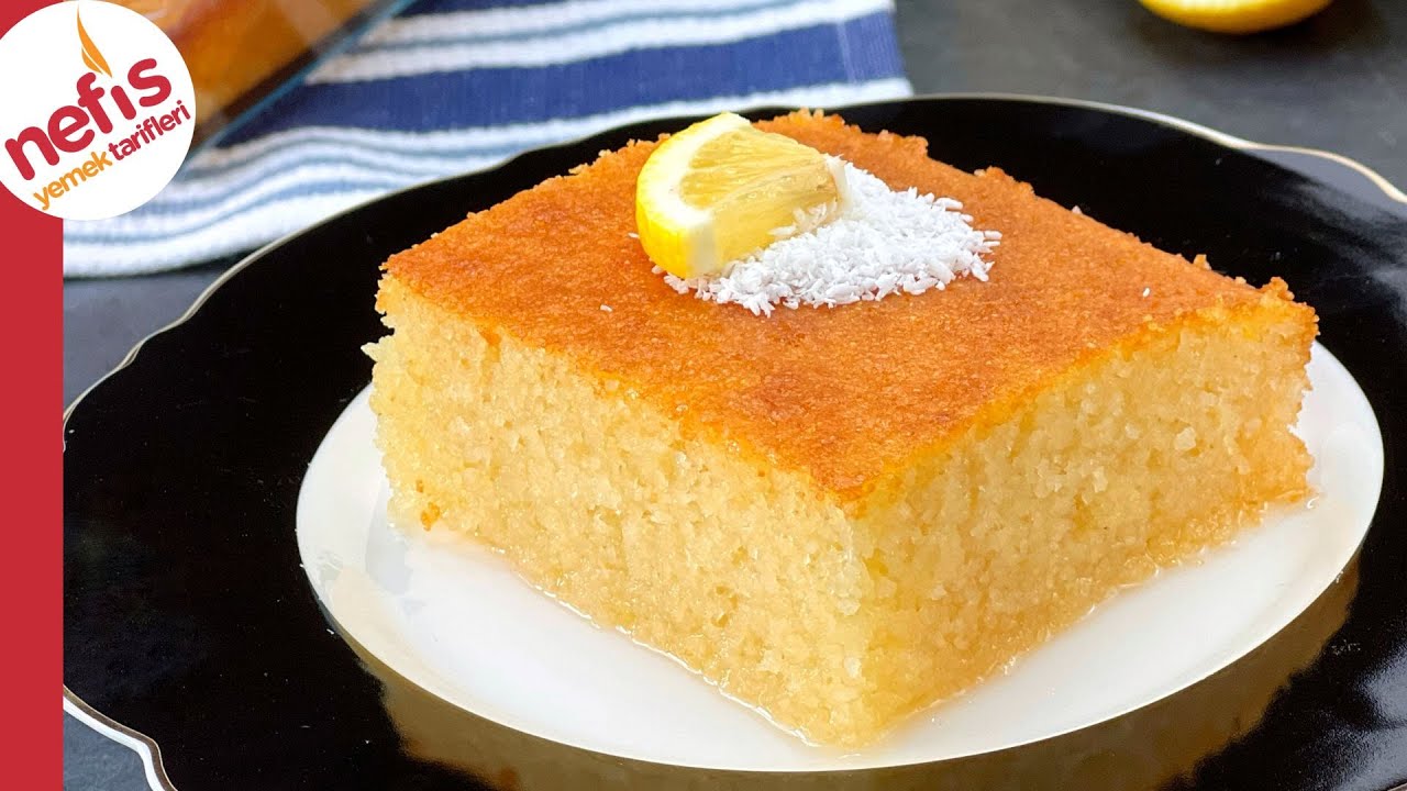LİMONLU GER&Ccedil;EK REVANİ TARİFİ 🍋 Borcamda Tam &Ouml;l&ccedil;&uuml;l&uuml; 👌🏻