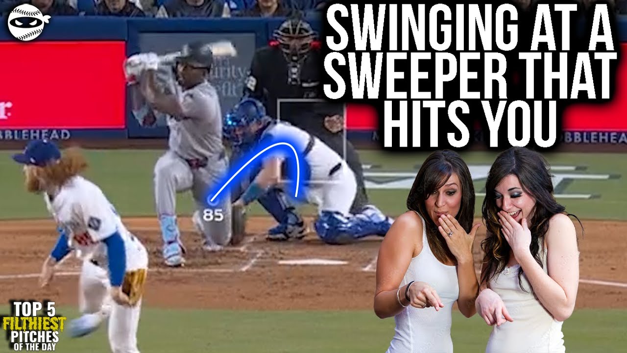 The Sweeper Was So Filthy, It Hit Him Mid-Swing!  🤯⚾