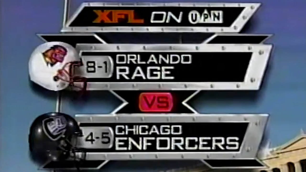 XFL 2001 - Week 10, Game 4 - Orlando Rage at Chicago Enforcers