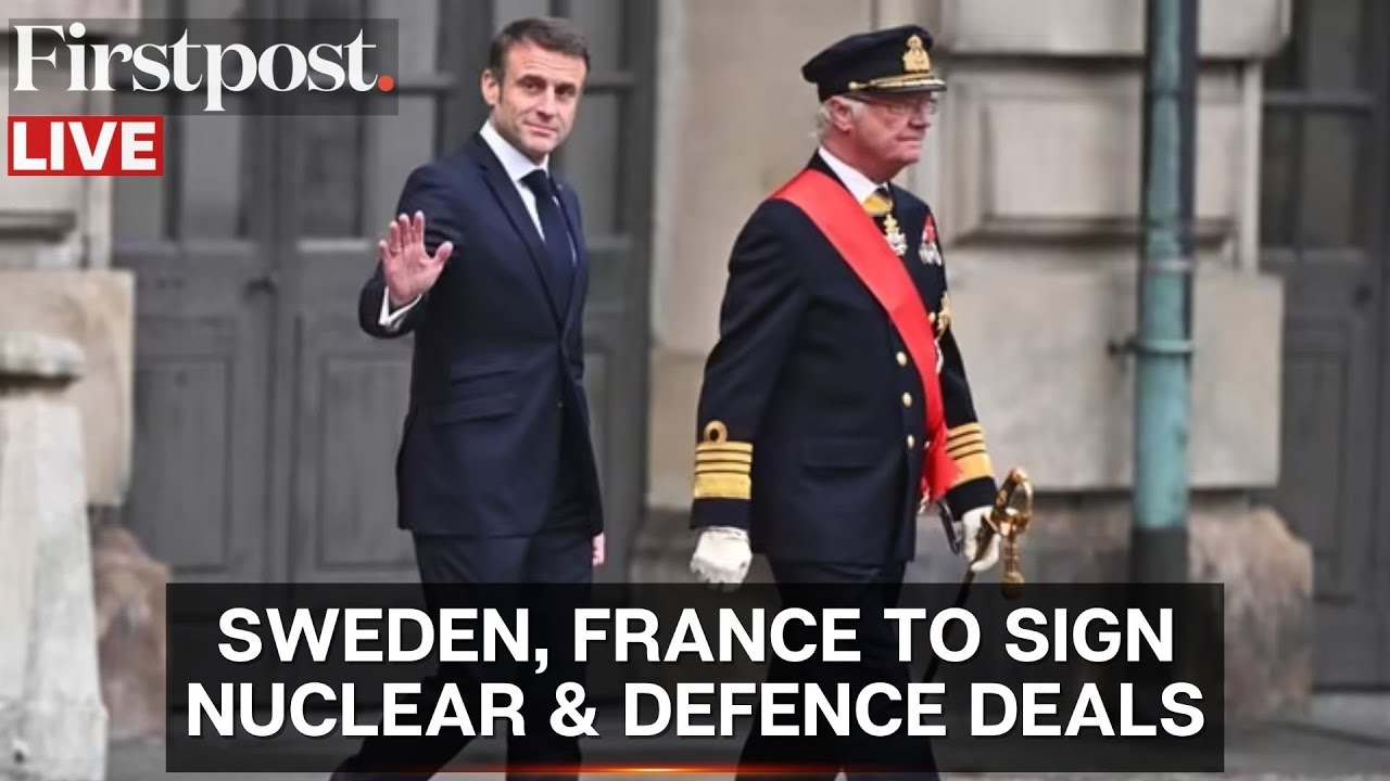 LIVE: Sweden's King Carl XVI, French President Emmanuel Macron Holds Joint Press Conference
