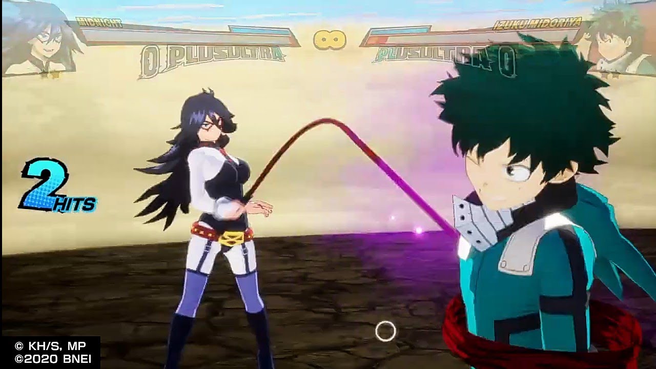 MY HERO ONE'S JUSTICE 2 Ms. Midnight vs Izuku Midoriya