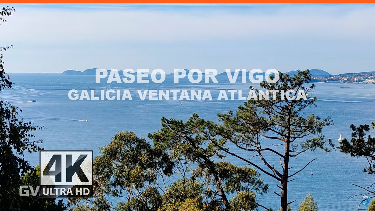 Vigo y entorno. Conduciendo. Turismo Galicia 4k.