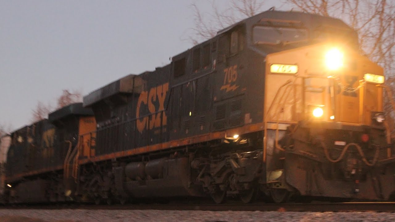 CSX L619 leaving Aberdeen after finishing working the A & R